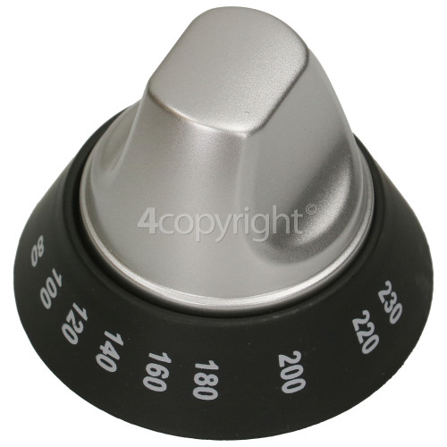 Cannon 10450G (T) Fan Oven Control Knob - Silver