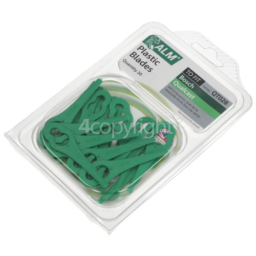 ALM QT028 Plastic Blades (Pack Of 20)