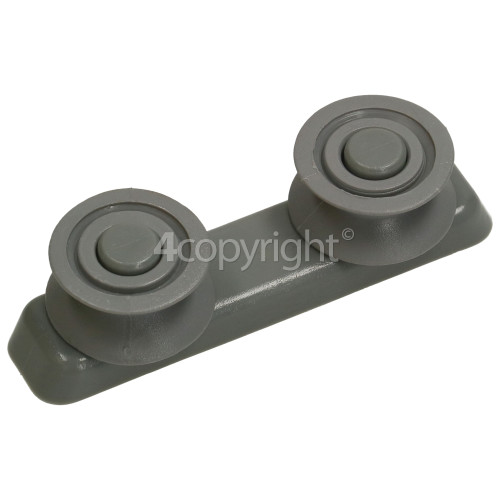 Gorenje Basket Wheels / Rail Support Assembly :also Fits Etna/Kirting/Korting/Mora/Pelgrim