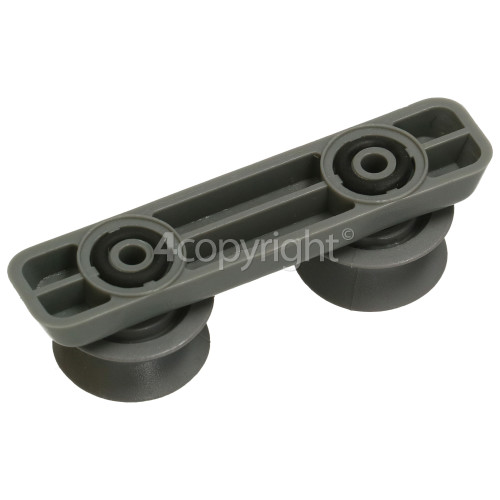 Gorenje GS60010W Basket Wheels / Rail Support Assembly :also Fits Etna/Kirting/Korting/Mora/Pelgrim