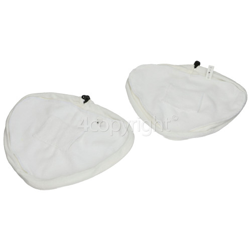 Polti Steam Cleaner Microfibre Cloth Pads (Pack Of 2)