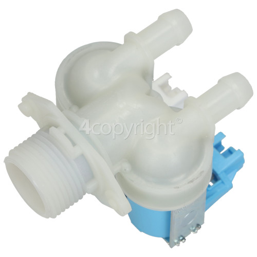 Hotpoint Double Solenoid Inlet Valve ; 180Deg. With Protected (push) Connector Tag Pins