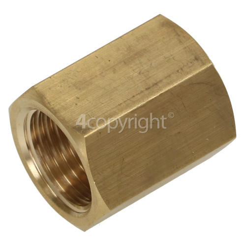 Gas Pipe Brass Screw Adaptor And 2 Nozzle Seals