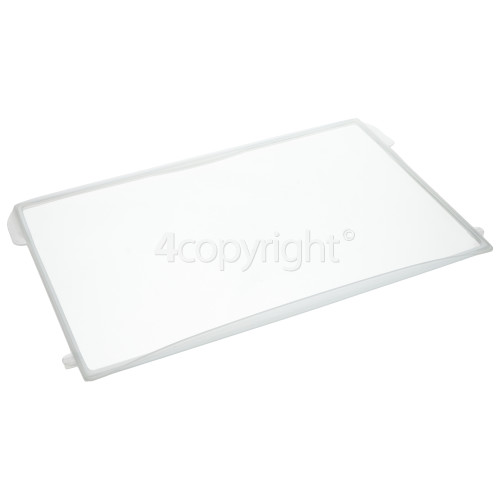 Whirlpool Fridge Upper Glass Shelf Assembly 470x310mm www