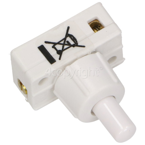 Wellco 1A Push Button Switch - Metal Mounting