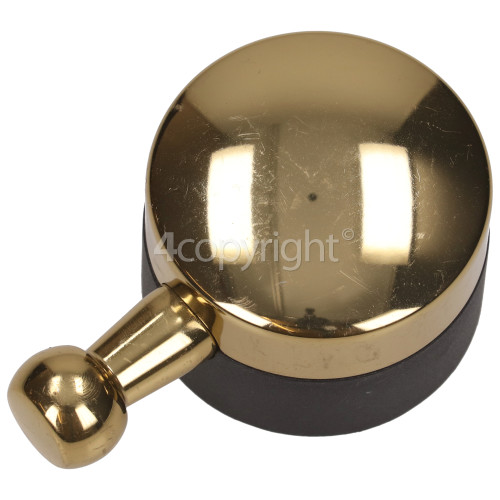 Rangemaster Oven Control Knob - Gold And Black