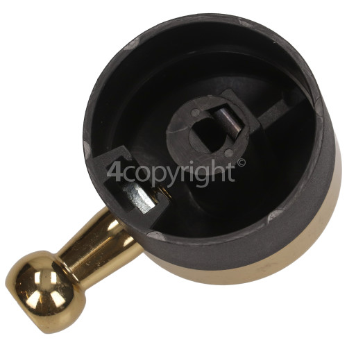 Rangemaster Oven Control Knob - Gold And Black