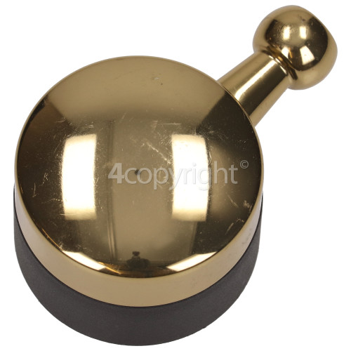 Rangemaster Oven Control Knob - Gold And Black