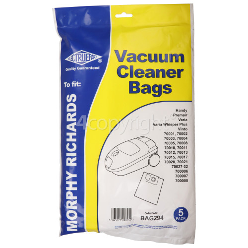 Aka 70 Dust Bag (Pack Of 5) - BAG294