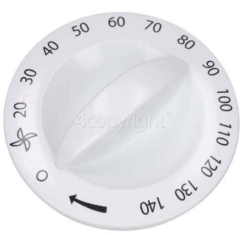 Cannon Timer Control Knob - White