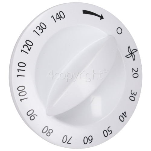 Hotpoint Timer Control Knob - White