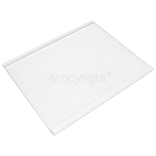 LG Upper Freezer Glass Shelf Assembly : 310x260mm