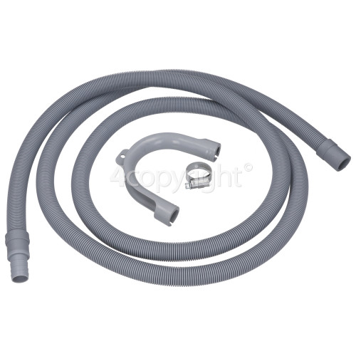 Universal Washing Machine & Dishwasher 2.5m Drain Waste Hose Extension Pipe Kit