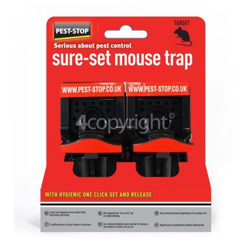 Pest Stop Sure Set Plastic Mouse Trap (pest Control)