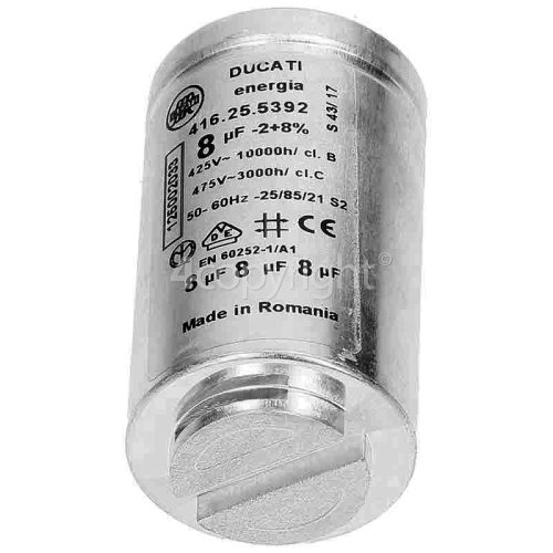 Tricity Bendix TM310W Capacitor 8UF