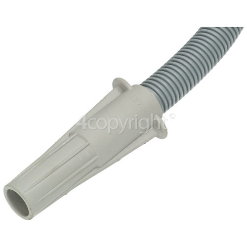 DeDietrich 2.24Mtr. Drain Hose Long Straight 22mm With Right Angle End 22mm Internal Dia's.