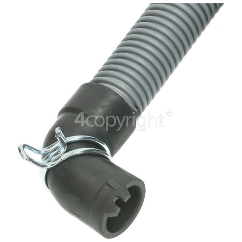 Tricity Bendix AW1253W 2.24Mtr. Drain Hose Long Straight 22mm With Right Angle End 22mm Internal Dia's.