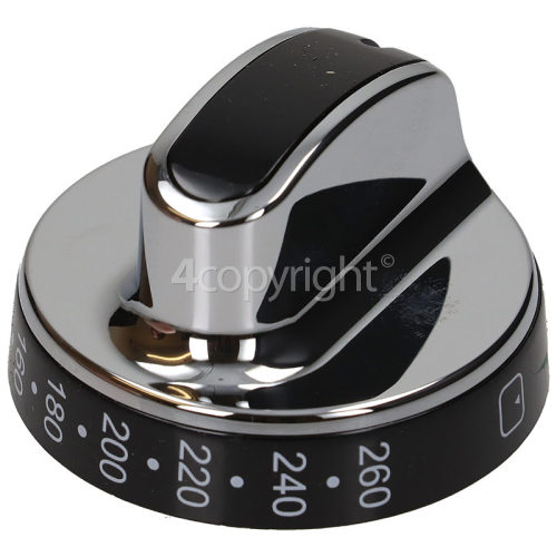 Stoves Top Oven Control Knob - Chrome