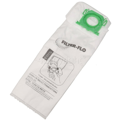 Sebo X4 WHITE Filter-Flo Synthetic Dust Bags (Pack Of 5)