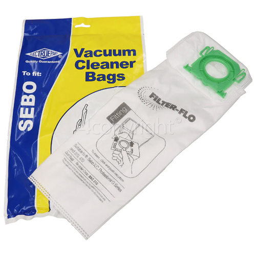 Sebo C3 Filter-Flo Synthetic Dust Bags (Pack Of 5)