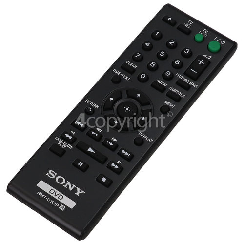 Sony RMT-D197P DVD Remote Control