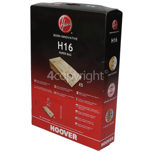 3 Aspirapolvere Sacchetti H15 & H16 Type - S4484,S4486 3 Aspirapolvere Sacchetti H15 & H16 Type - S4484,S4486