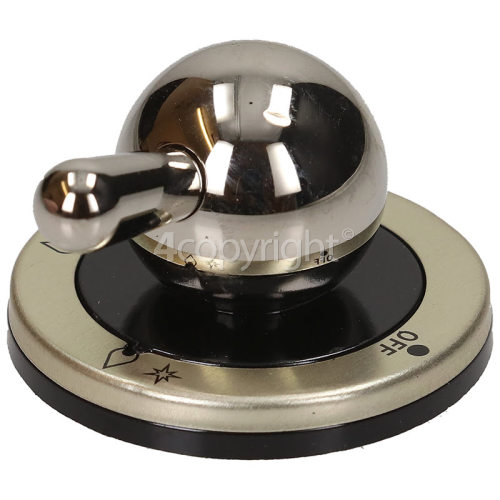 Britannia Hob Control Knob - Chrome