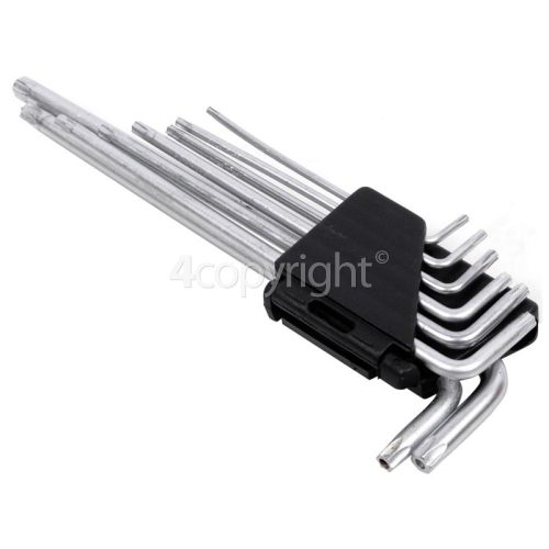9 Piece Torx Key Set allen Key Set Sizes T10 T15 T20 T25