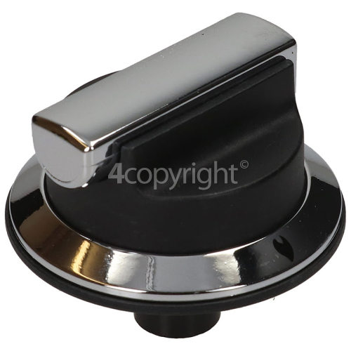 Leisure Cooker Control Knob - Black & Chrome