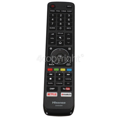 Hisense EN3N39H TV Remote Control