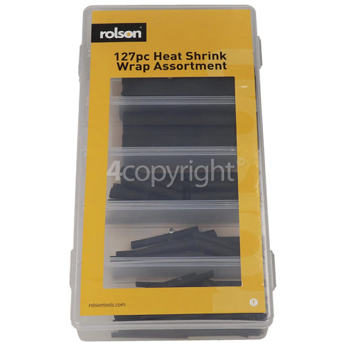 Rolson 127 Piece Assorted Heat Shrink Wrap Kit