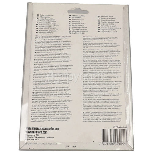 Universal Powered By McCulloch Lawnchief 460P LMO002 Lawnmower Air Filter