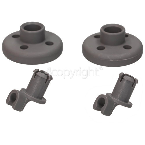 Indesit Lower Basket Wheel - Pack Of 2