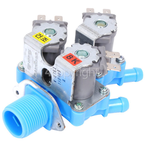 Samsung WF1804WPU Cold Water Triple Inlet Solenoid Valve : Coc C-122/19-b 08 180Deg. Tag Fit With 12 Bore Outlets