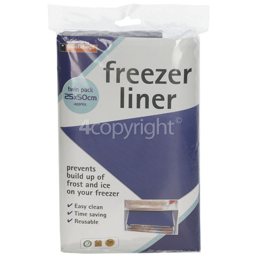 Toastbag 25 X 50CM (250X500MM) Freezer Drawer Liner (Twin Pack)