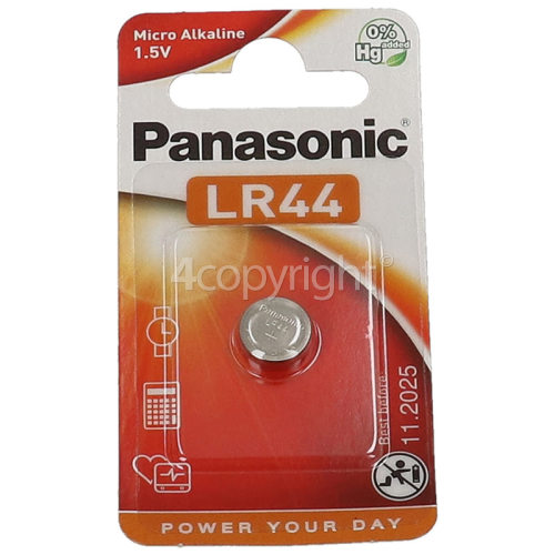 Panasonic LR44 Alkaline Coin Battery