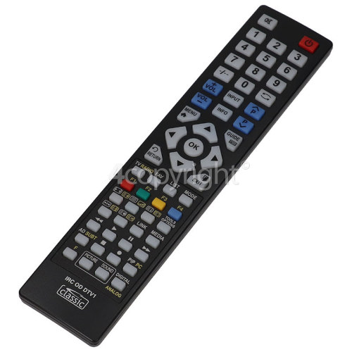 Sharp Compatible TV Remote Control