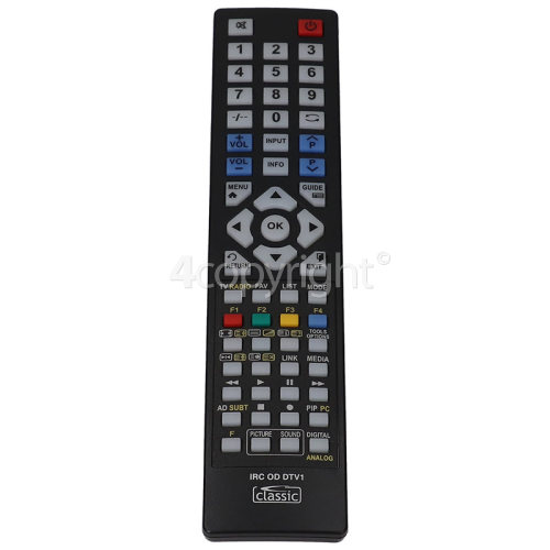 Sharp Compatible TV Remote Control