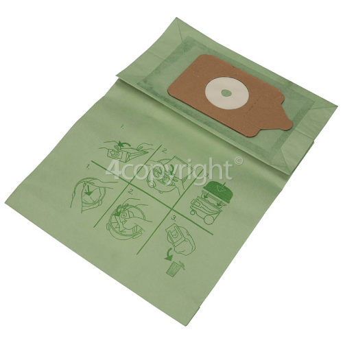 B&Q Compatible NVM-1CH Paper Dust Bag (Pack Of 10)