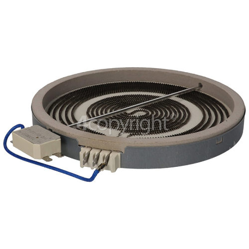 DeLonghi Large Ceramic Hob Hotplate Element - 2200W/750W