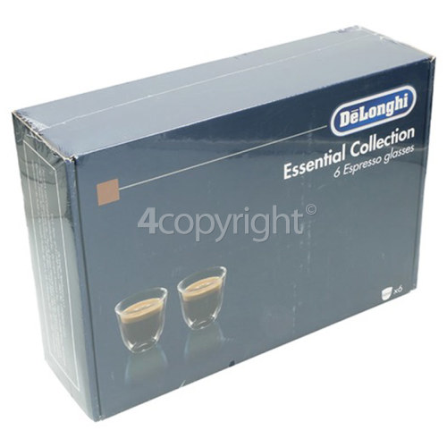 Kenwood ES516 Essential Collection Espresso Glasses - Pack Of 6