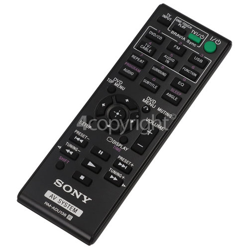 Sony RM-ADU138 Home Cinema Remote Control