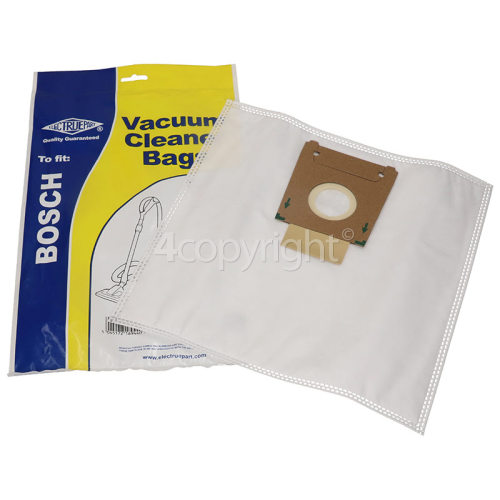 Bosch Type D/E/F/G/H Filter-Flo Synthetic Dust Bags (Pack Of 5) - BAG262