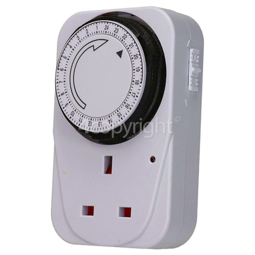 Wellco 24 Hour Plug-In Segment Timer - UK Plug