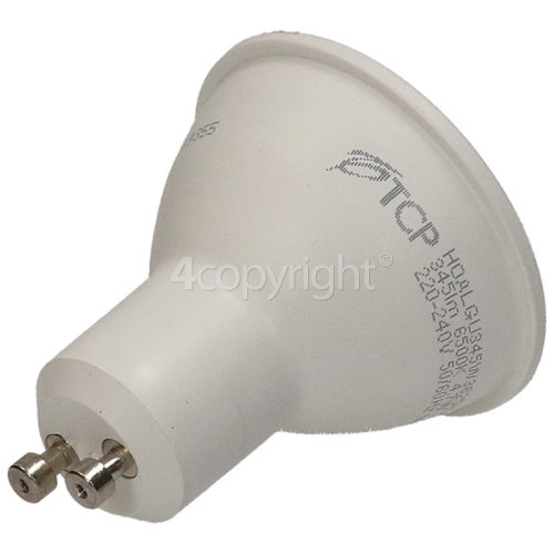 TCP 4.6W GU10 LED Non-Dimmable Spotlight Lamp (Daylight) 50W Equivalent