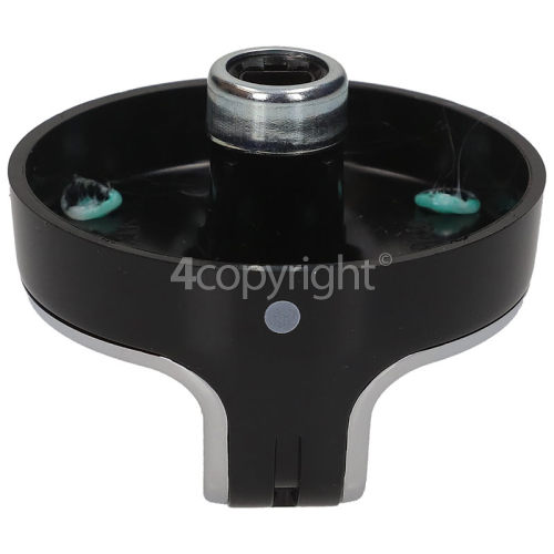 Stoves Hob Control Knob, Black And Chrome