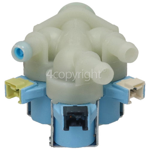 Beko Cold Water Triple Solenoid Inlet Valve : 180Deg. With Protected Push Connectors