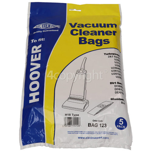 Blomberg H18 Dust Bag (Pack Of 5) - BAG123