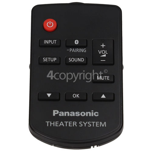 Panasonic N2QAYC000098 Soundbar Remote Control