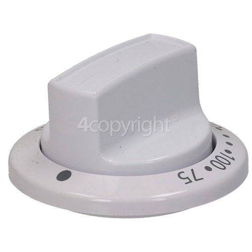 Beko Thermostat Control Knob White bekospares.co.uk